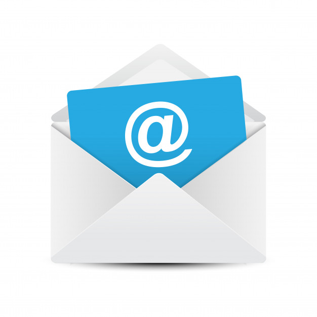 Email on a computer screen