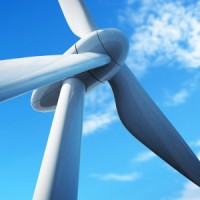 Wind turbine close-up